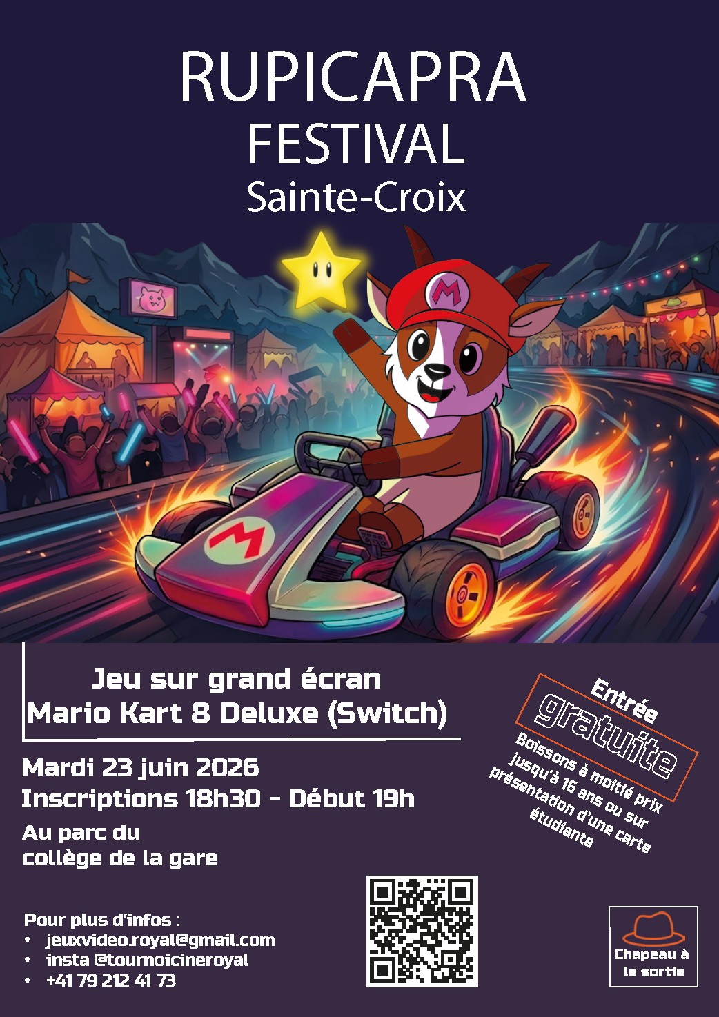 Publicité : MARIO KART sur grand écran